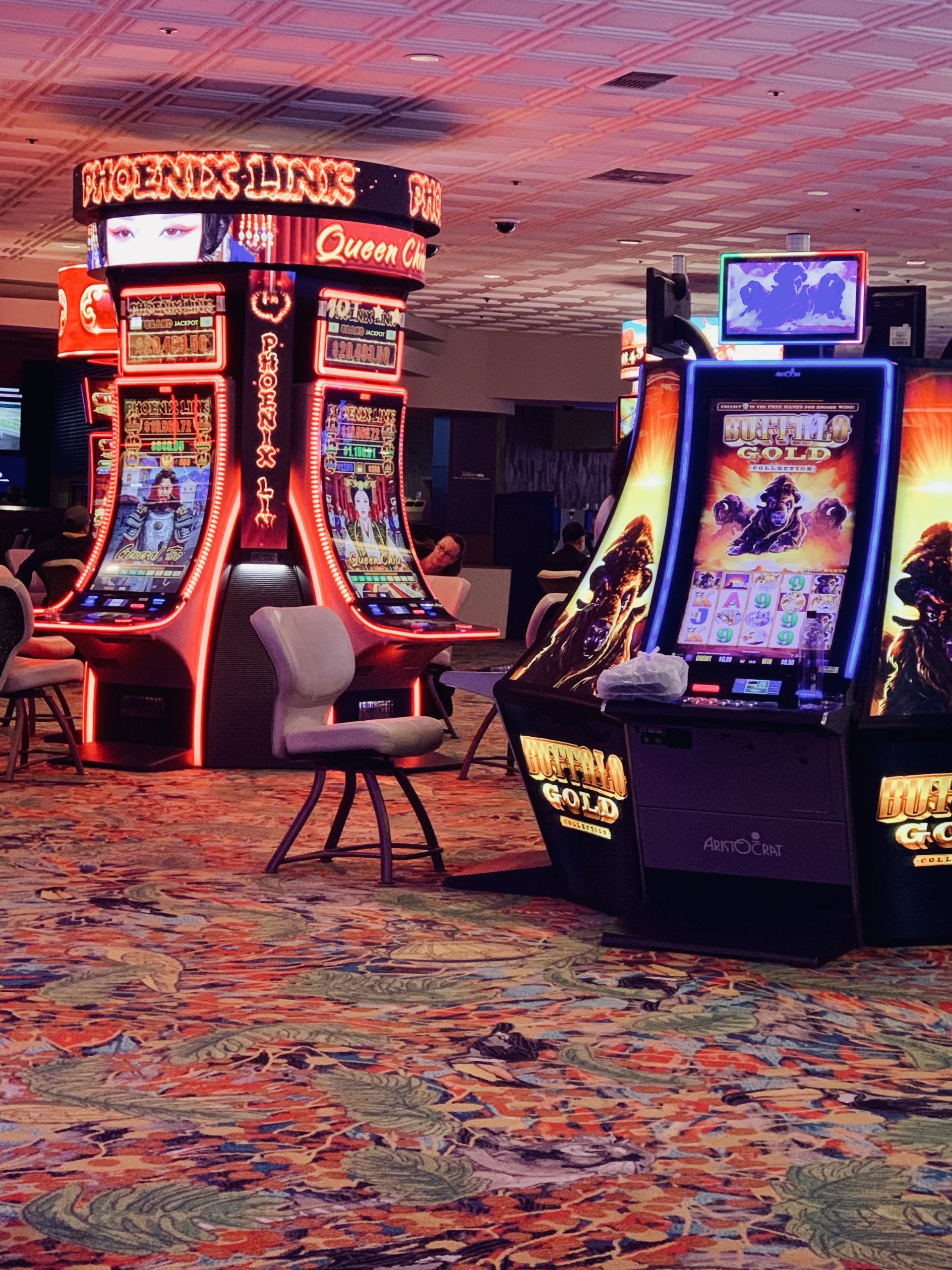 Slot machines at Rio Casino in Las Vegas
